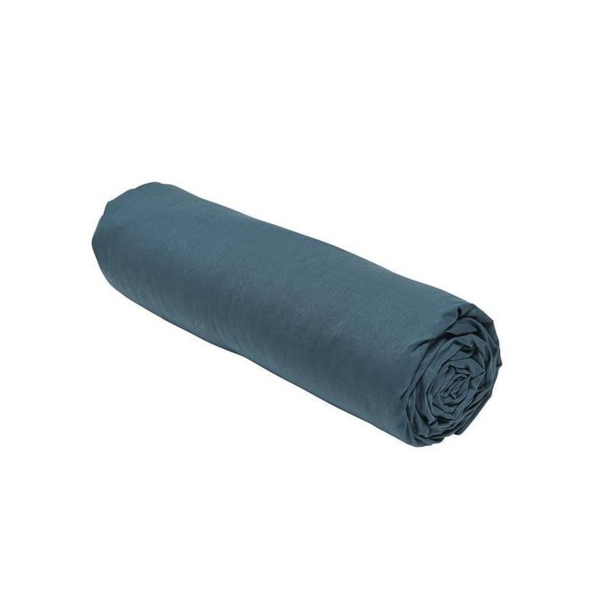 Today Drap housse TODAY Essential - 140 x 190 cm - 2 personnes - 100% Coton uni - Paon