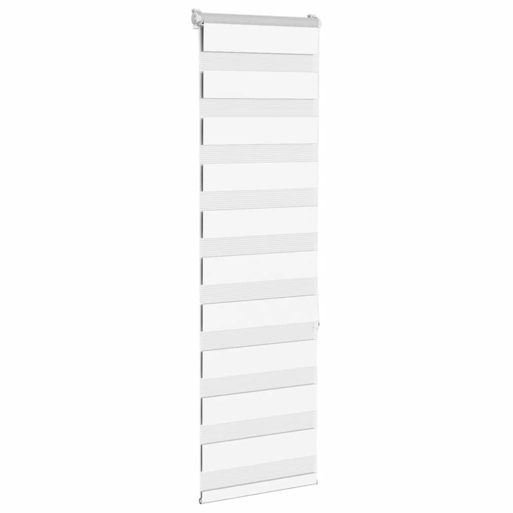 Voir la diapositive 3 : VIDAXL Store zebre blanc 45x150 cm largeur du tissu 40,9 cm polyester