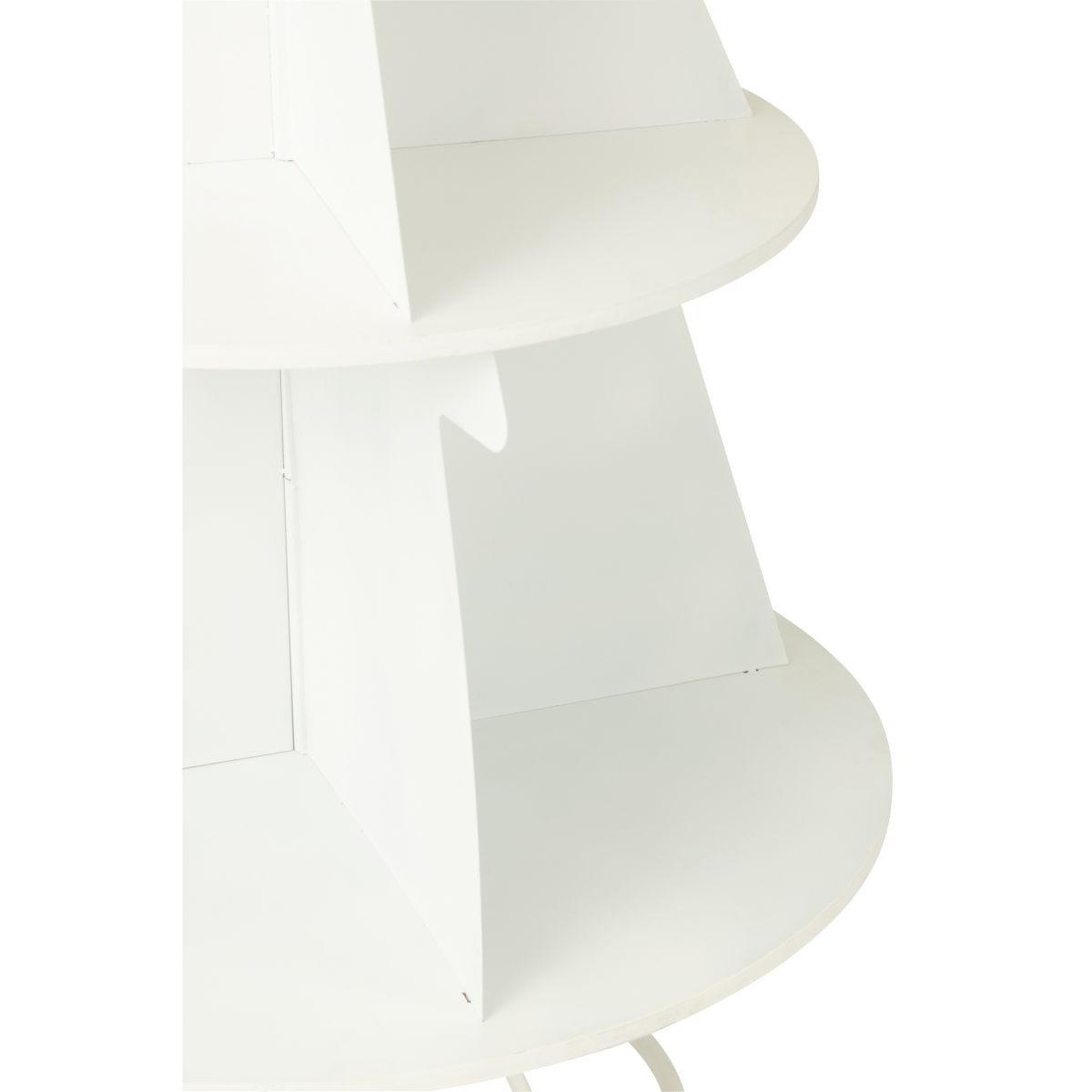Voir la diapositive 3 : J-LINE Étagère sapin 4 niveaux  xmas  214cm blanc