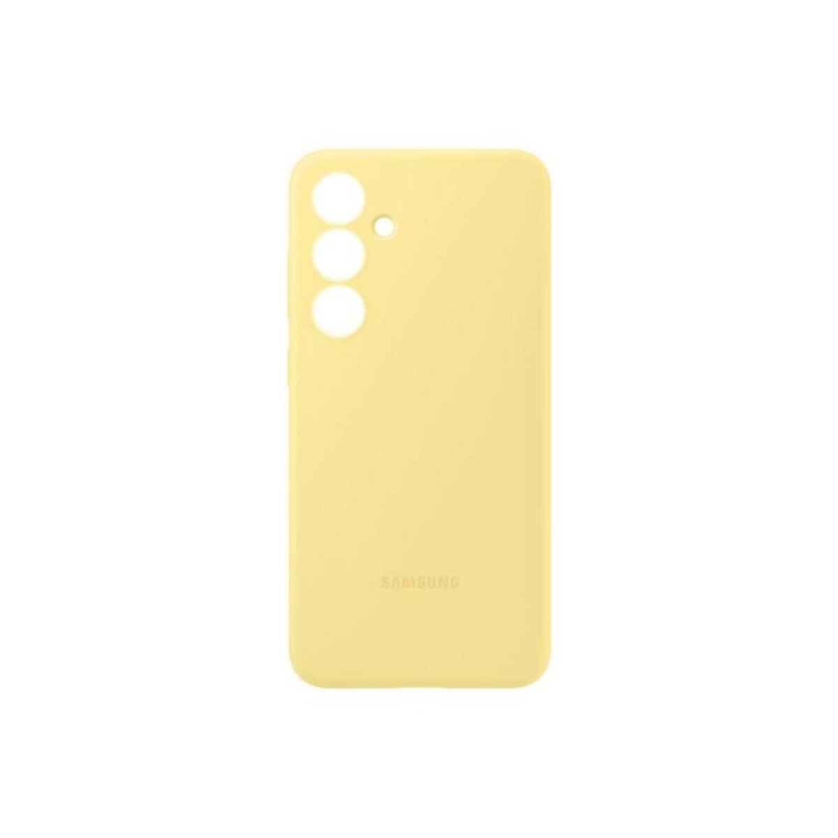 Samsung Coque en silicone pour Samsung Galaxy S24 FE Jaune