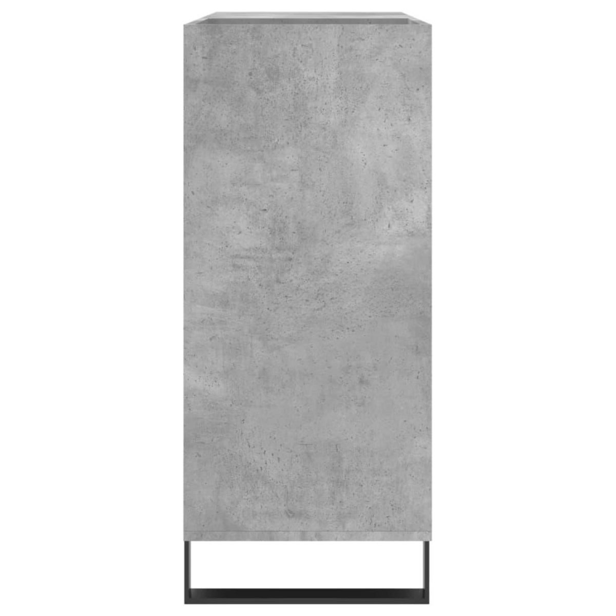 VIDAXL Armoire a disques gris beton 84,5x38x89 cm bois d'ingenierie