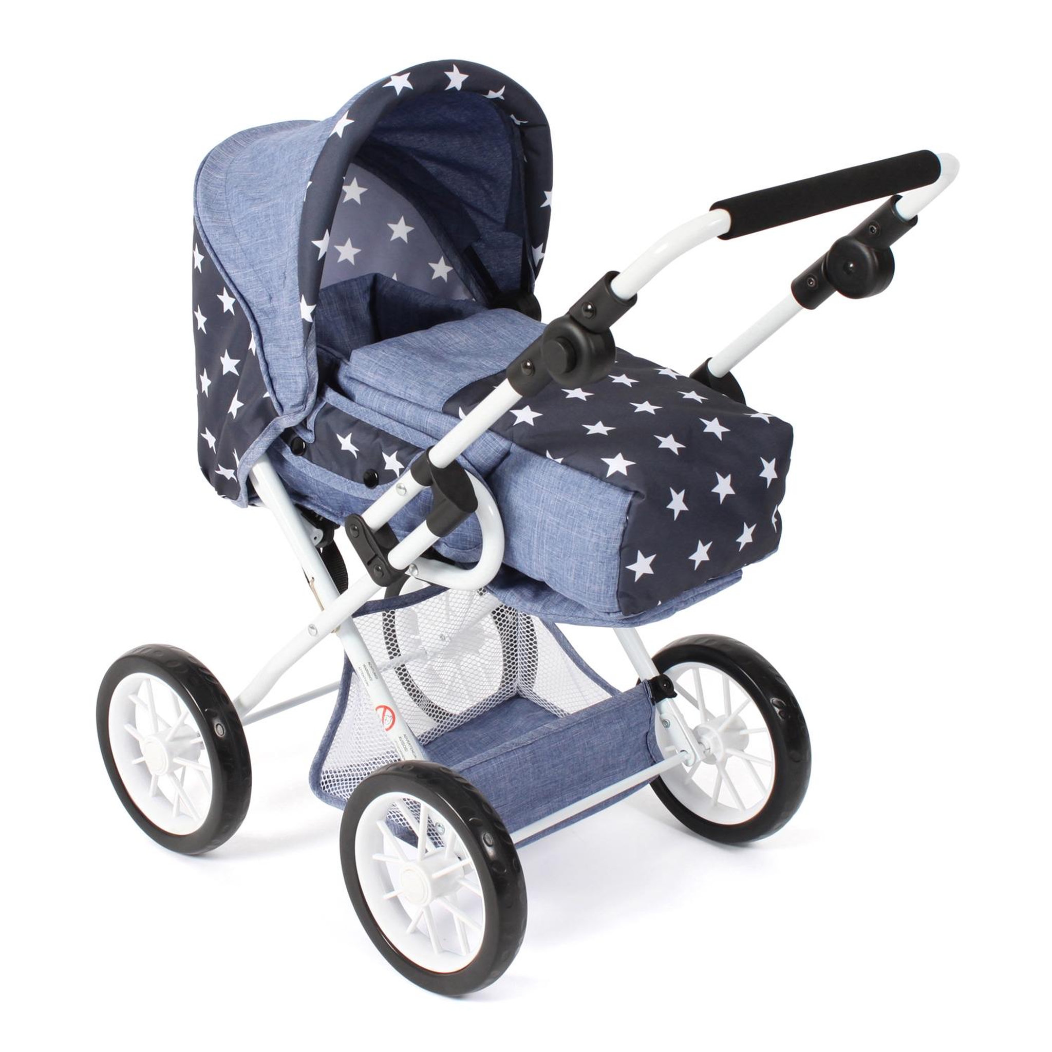 BAYER CHIC 2000 Poussette combinée Leni Étoiles Bleu marine