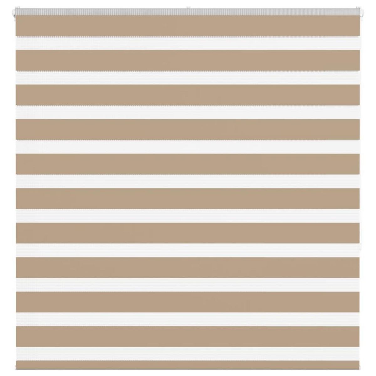 VIDAXL Store zebre marron sable largeur du tissu 145,9 cm polyester