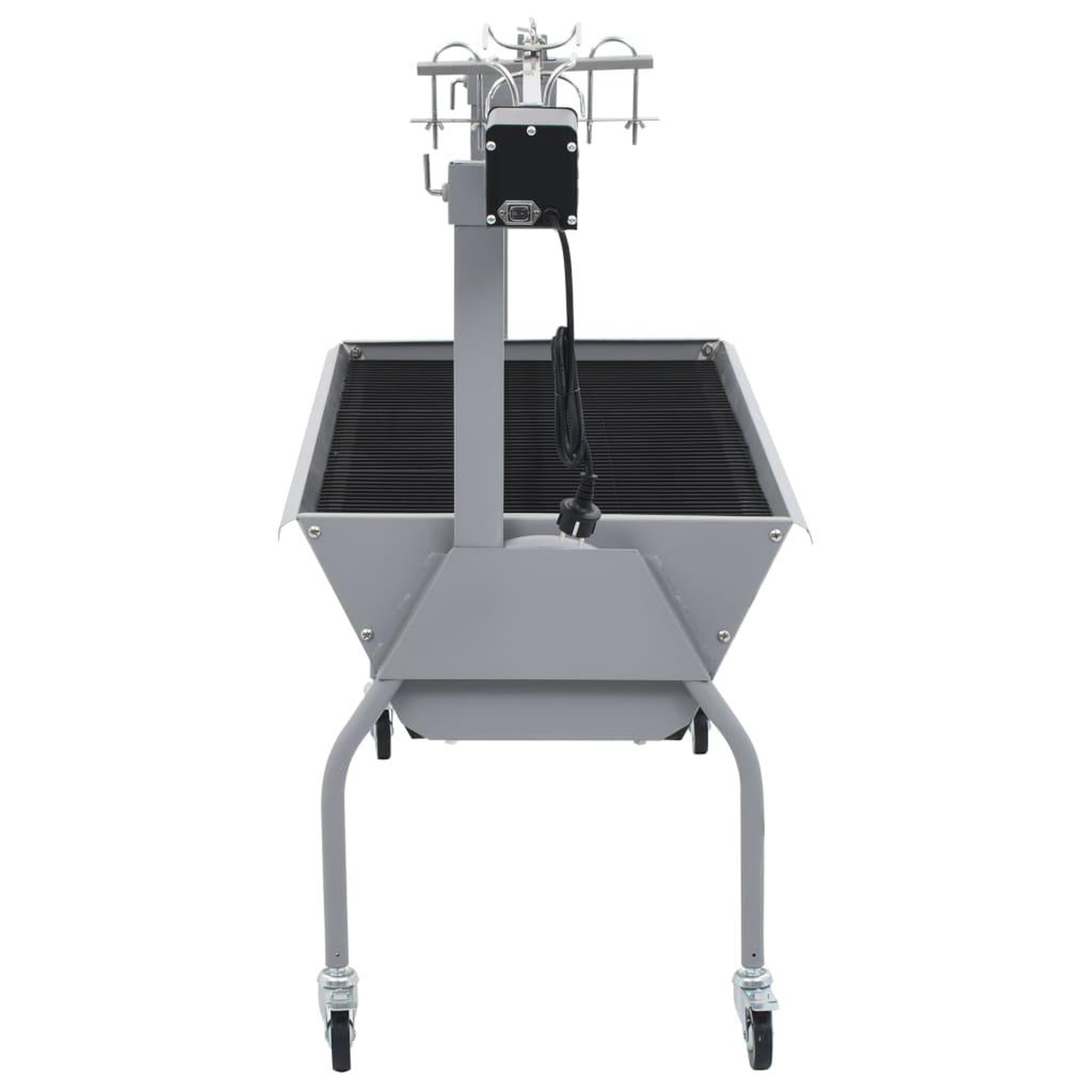 Voir la diapositive 3 : VIDAXL Rotissoire pour barbecue electrique Acier inoxydable