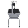 Voir la diapositive 3 : VIDAXL Rotissoire pour barbecue electrique Acier inoxydable