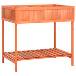 VIDAXL Jardiniere a herbes 80x60x80 cm Bois de sapin massif