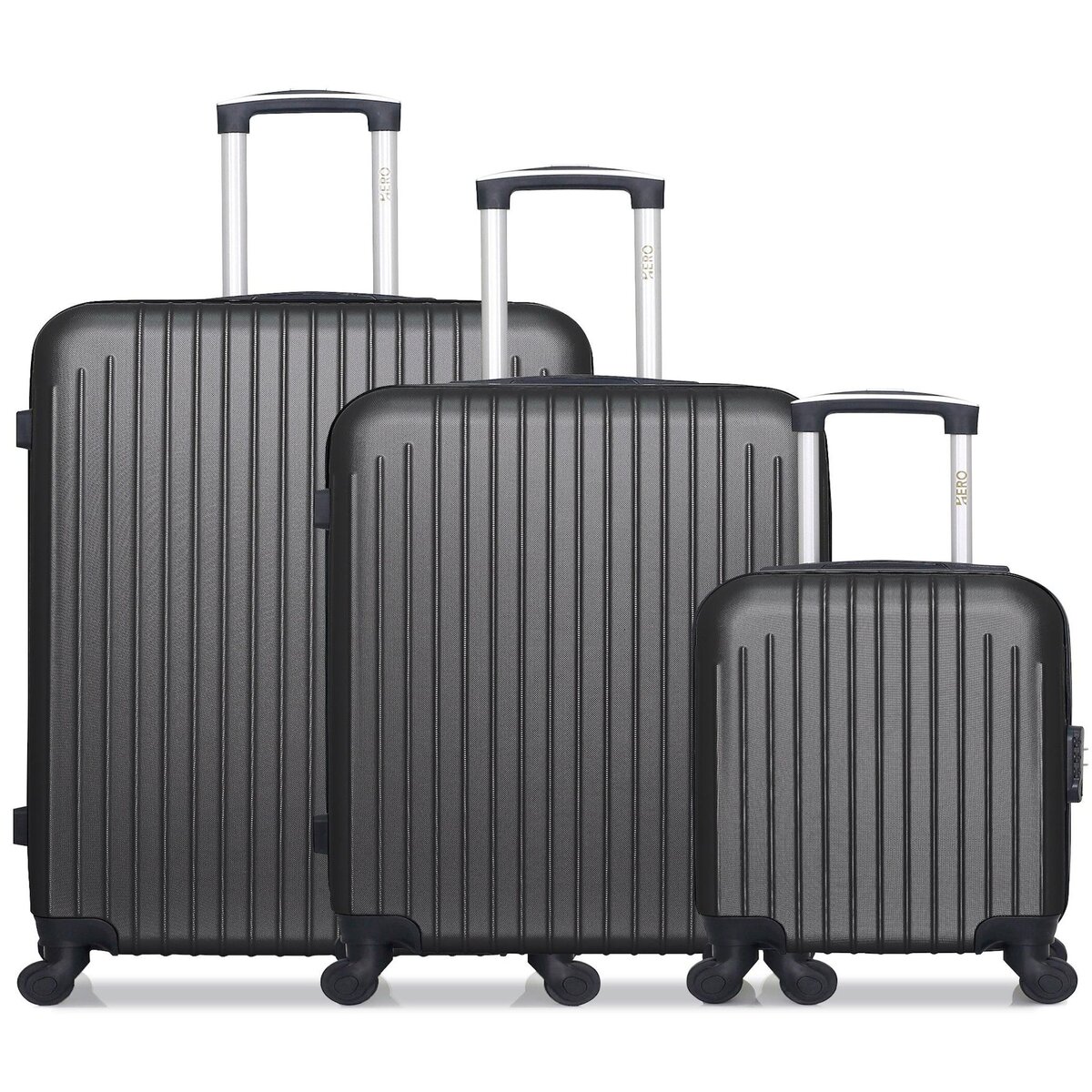 HERO HERO - Lot de 3 - Valise Grand format, valise weekend et valise cabine XXS CARPATES