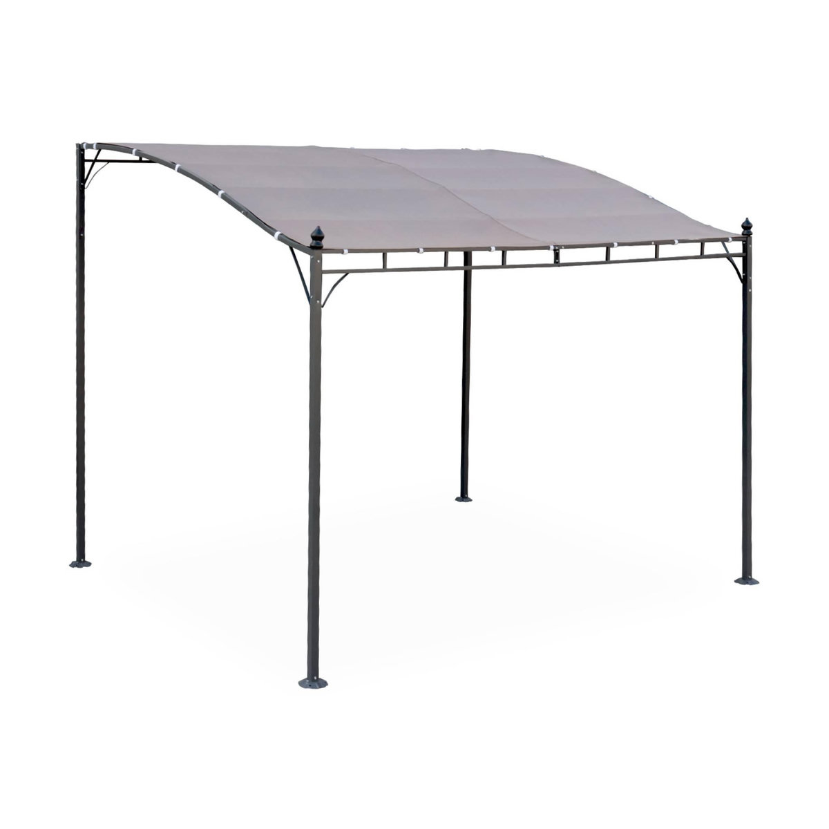 SWEEEK Pergola adossée 3x2,5m - Brestum - Pergola murale