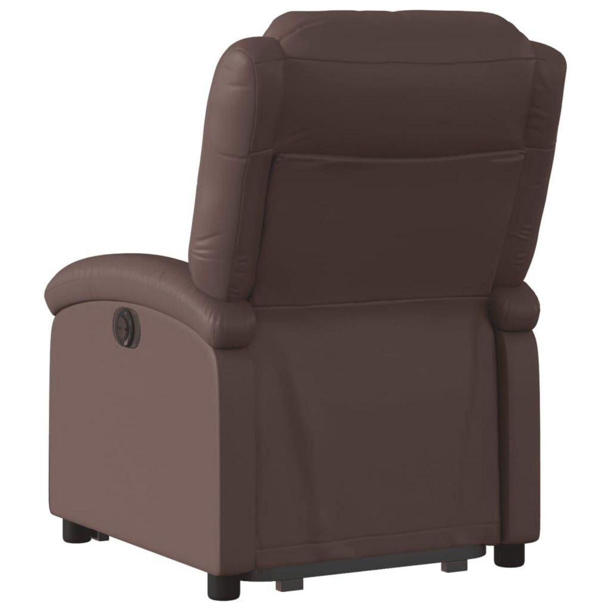 VIDAXL Fauteuil inclinable electrique marron similicuir