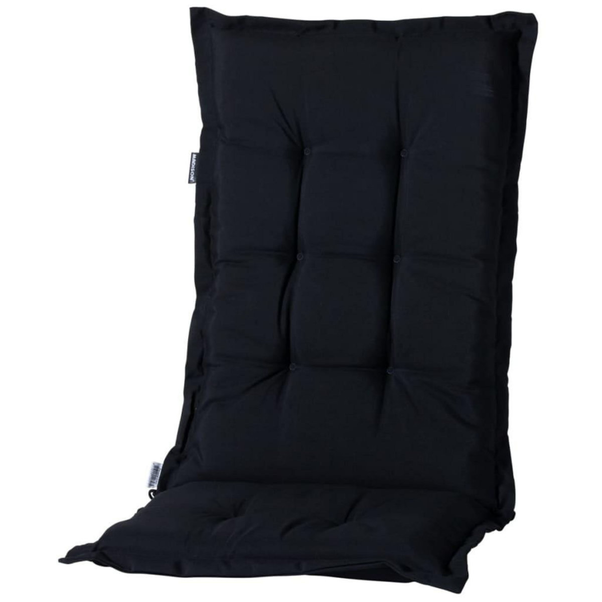 MADISON Madison Coussin de chaise a haut dossier Panama 123x50 cm Noir