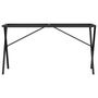 Voir la diapositive 4 : VIDAXL Pieds de table a manger cadre en X 120x60x73 cm acier