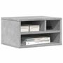 Voir la diapositive 4 : VIDAXL Support d imprimante gris béton 40x32x22,5 cm bois d ingénierie