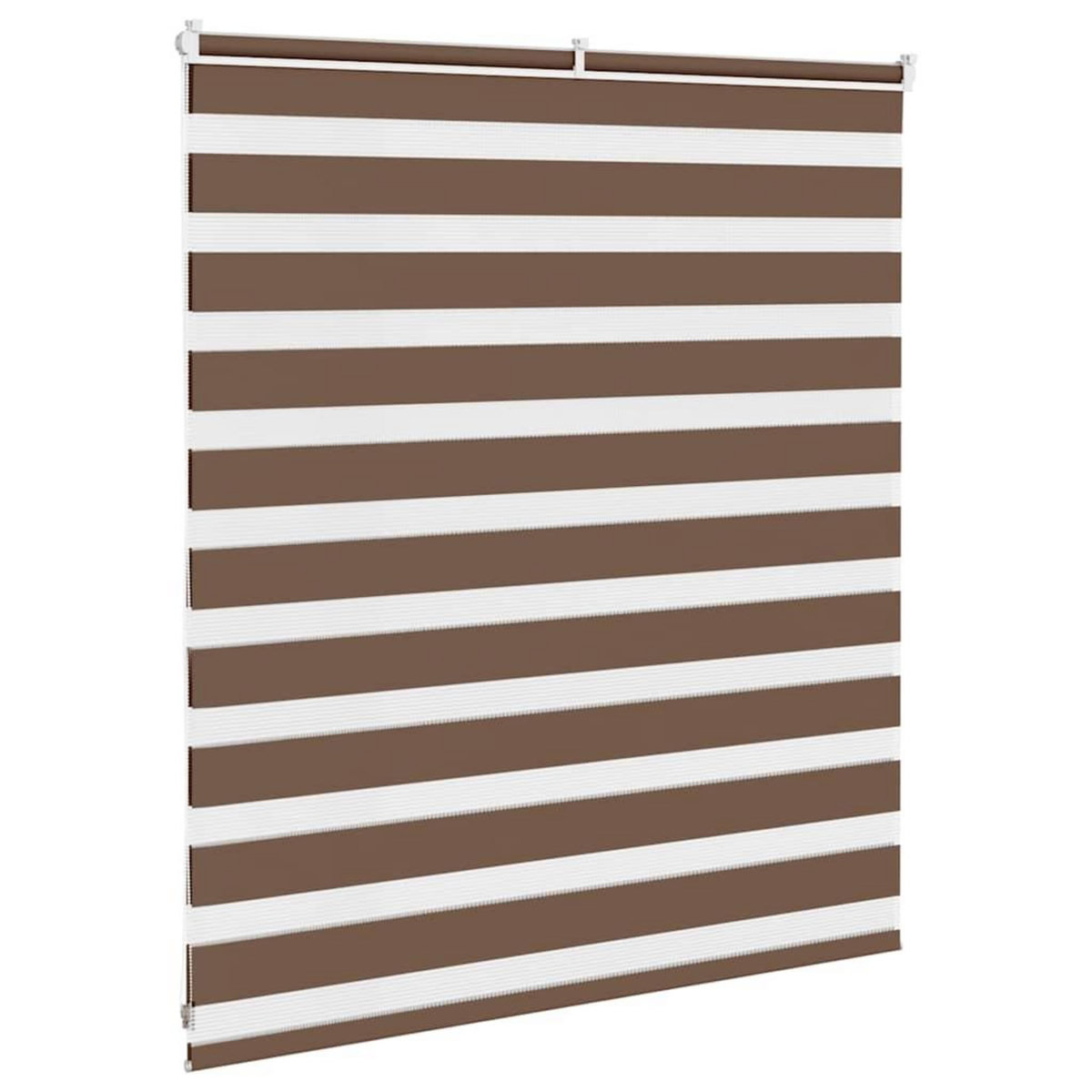 VIDAXL Store zebre marron 135x100cm largeur du tissu 130,9cm polyester