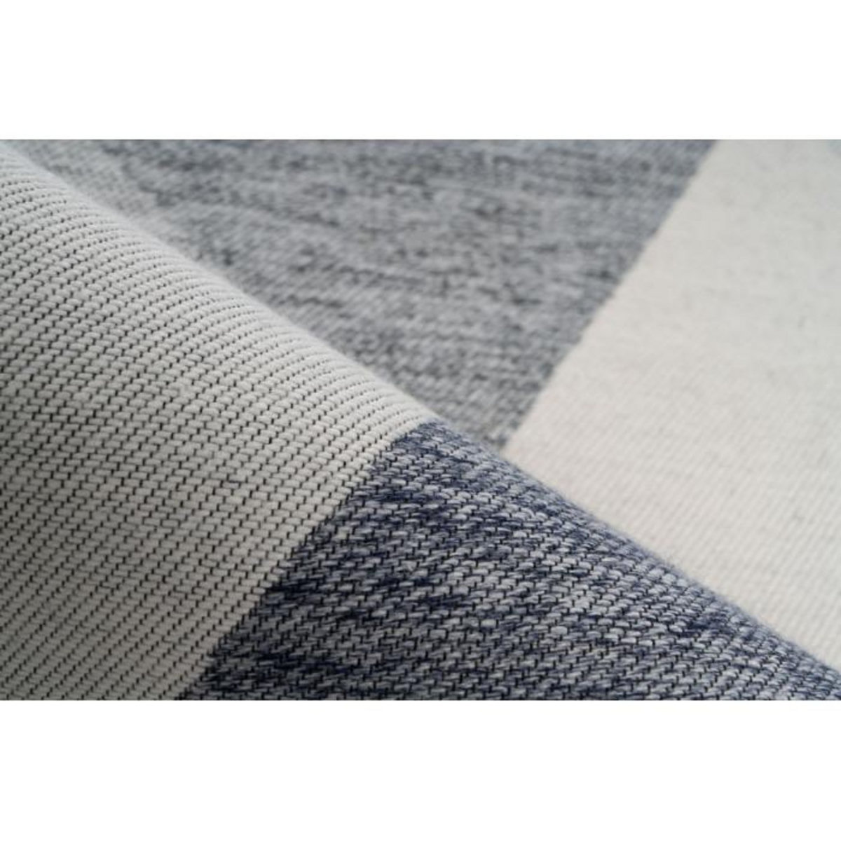 Paris Prix Tapis d'Extérieur Géométrique  Yoga  Gris & Crème