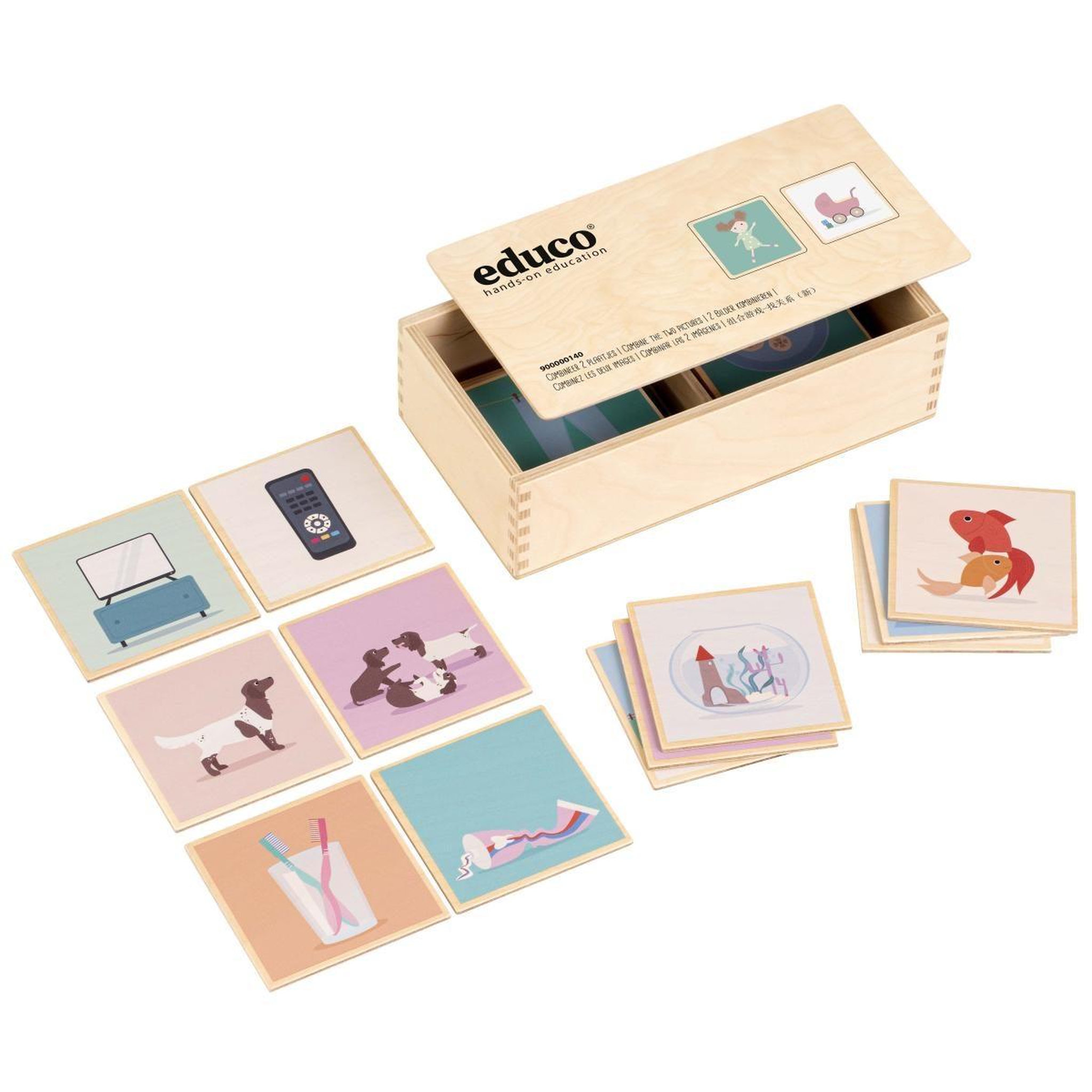 EDUCO Combinez 2 images — jeu éducatif pour la classe