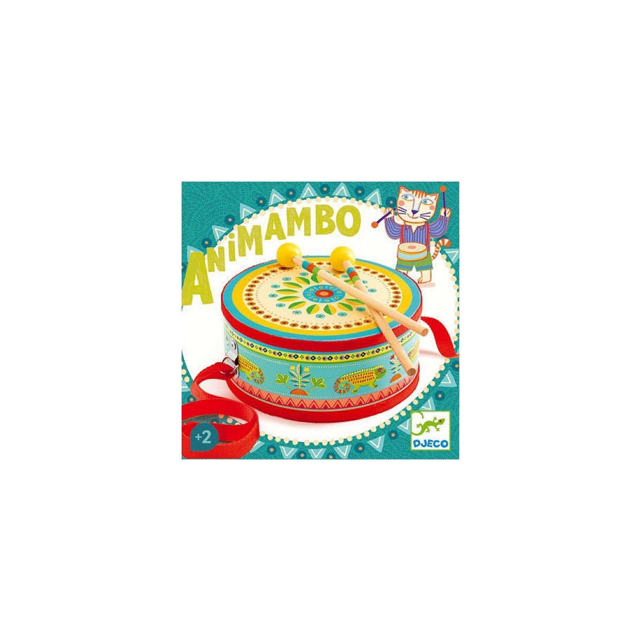 Djeco Instruments de musique - tambour animambo