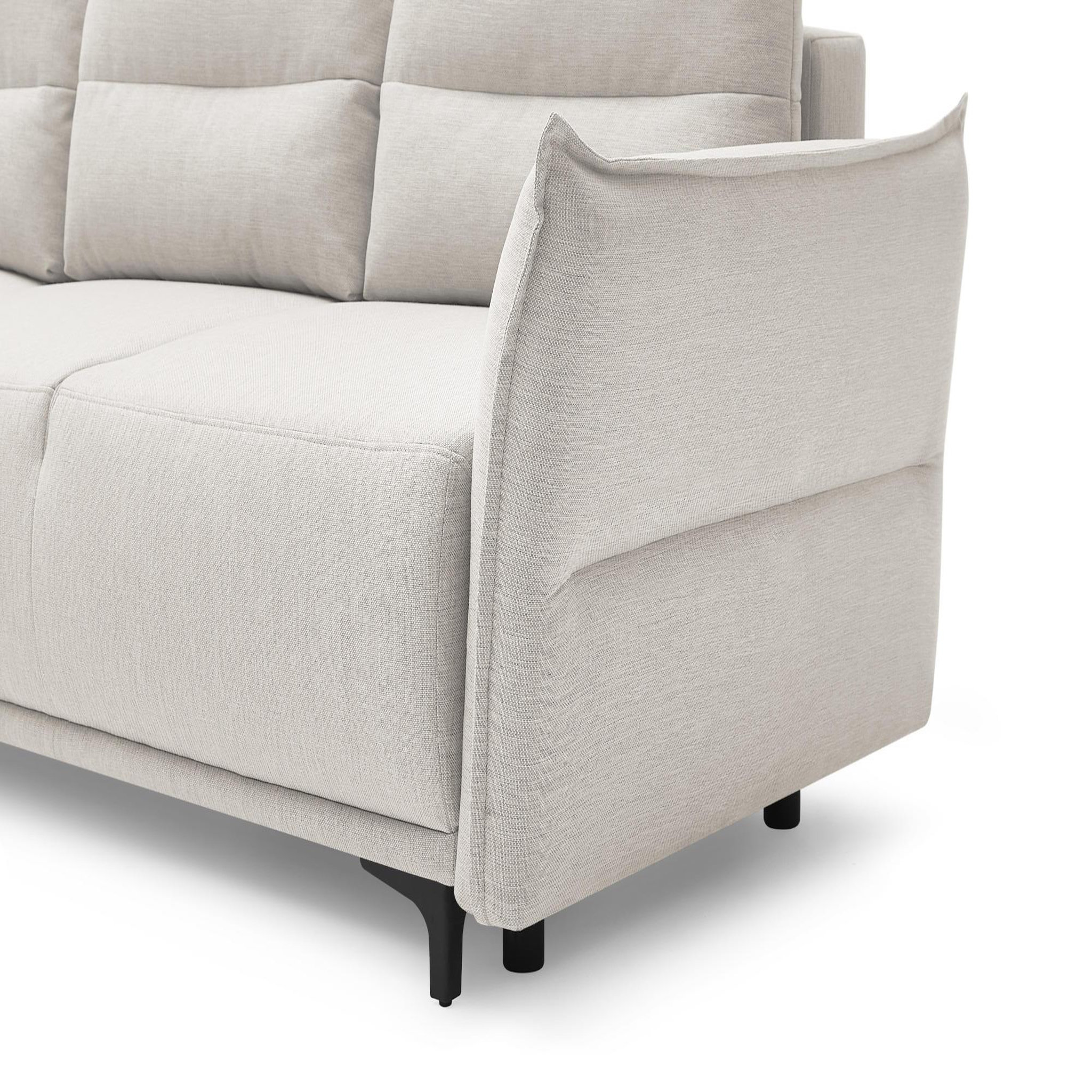 Voir la diapositive 3 : LISA DESIGN Arya - canapé d'angle réversible - convertible avec coffre - 4 places - style contemporain
