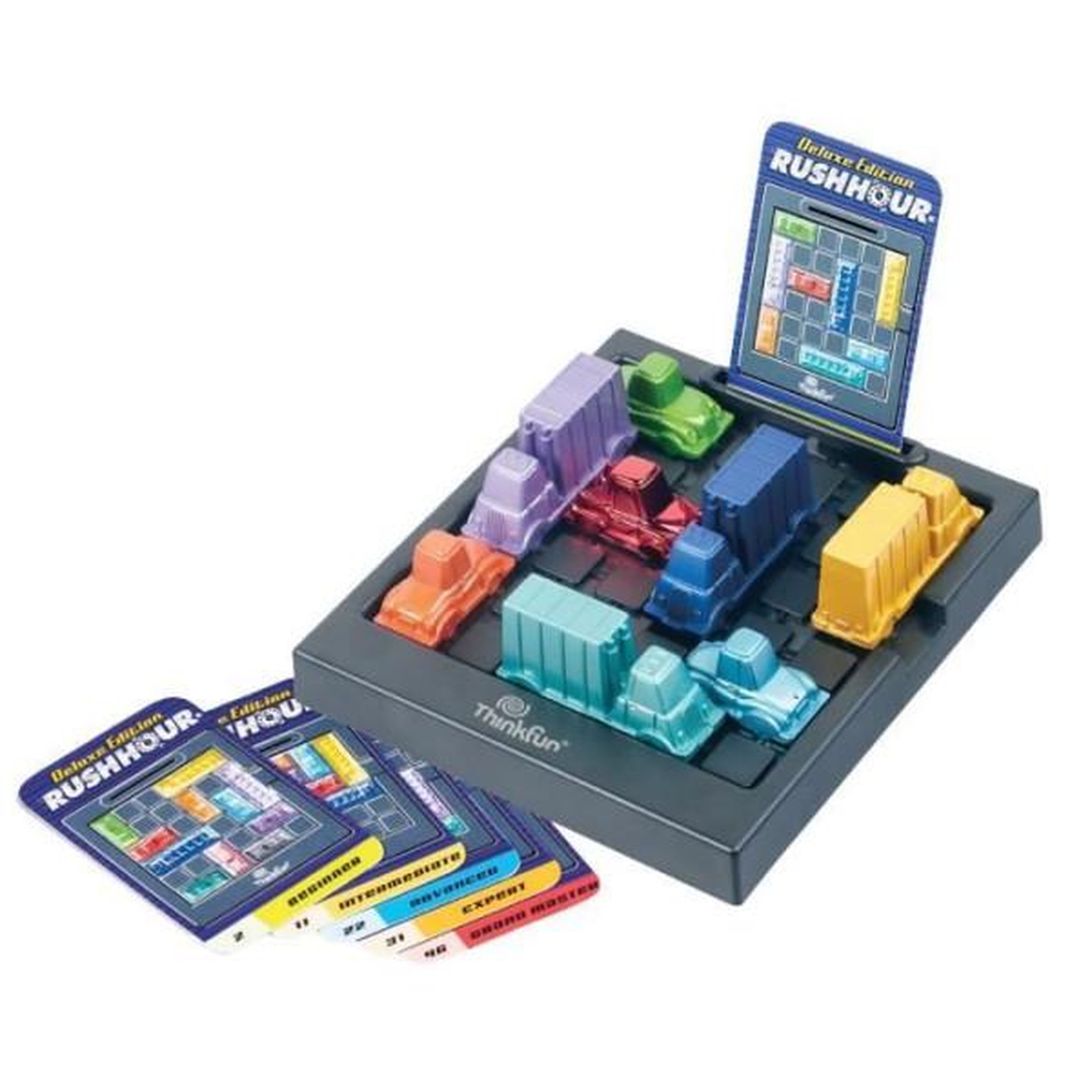 Voir la diapositive 3 : RAVENSBURGER Rush hour deluxe - ravensburger - casse-tete think fun - 60 défis 5 niveaux - des 8 ans