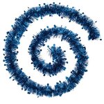 FEERIC LIGHT & CHRISTMAS Guirlande de Noël Pois  Colorama  200cm Bleu Nuit