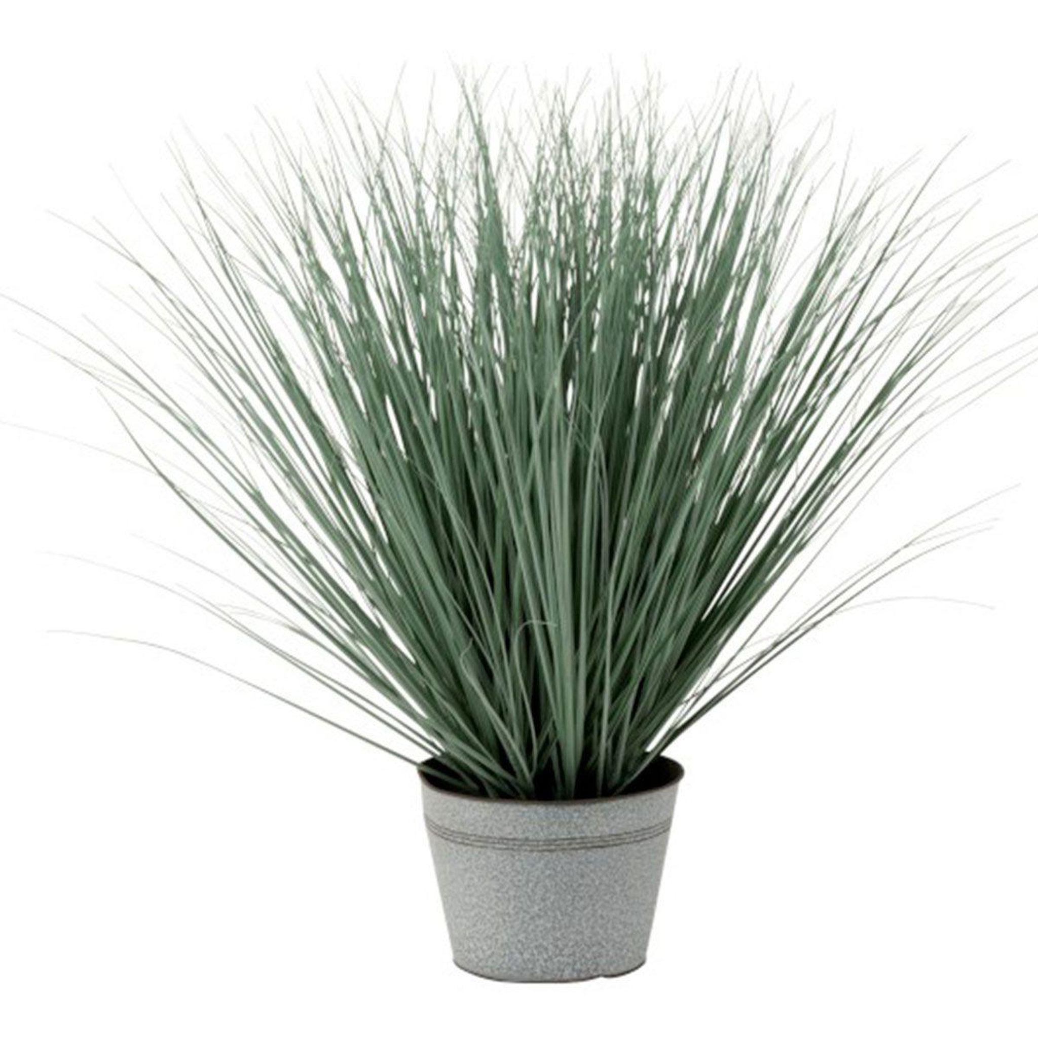 J-LINE Plante artificielle en pot  herbes  83cm vert