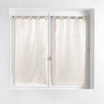 Paris Prix Paire de Voilages  Norine  60x90cm Naturel