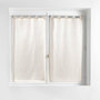 Voir la diapositive 1 : Paris Prix Paire de Voilages  Norine  60x90cm Naturel