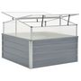 Voir la diapositive 4 : VIDAXL Serre 100 x 100 x 85 cm Grise Acier galvanise