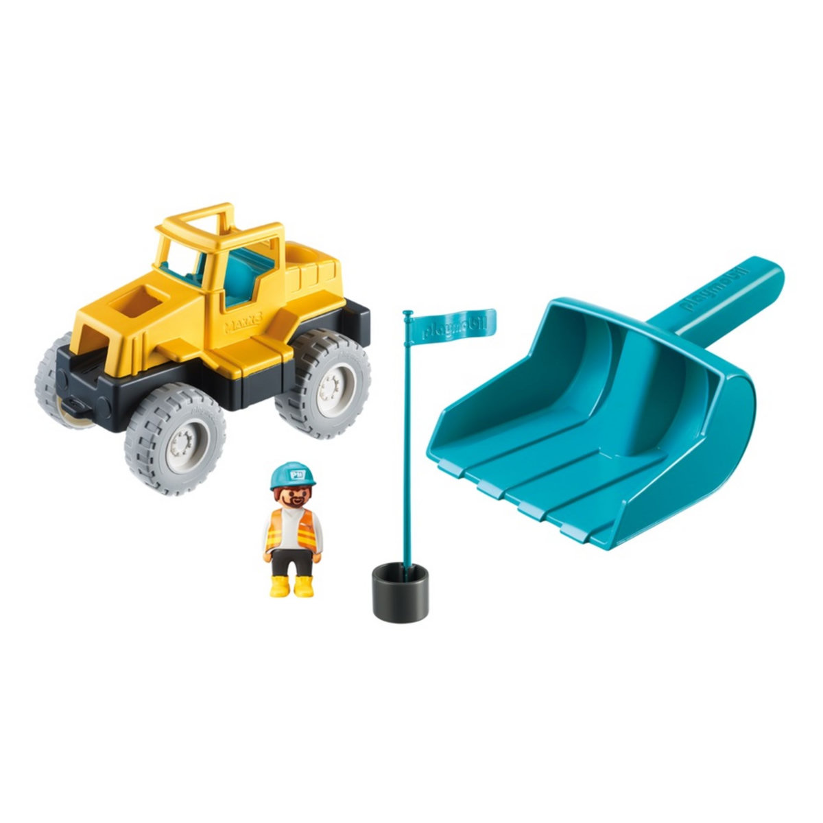PLAYMOBIL 9145 - Sand - Chargeur avec pelle