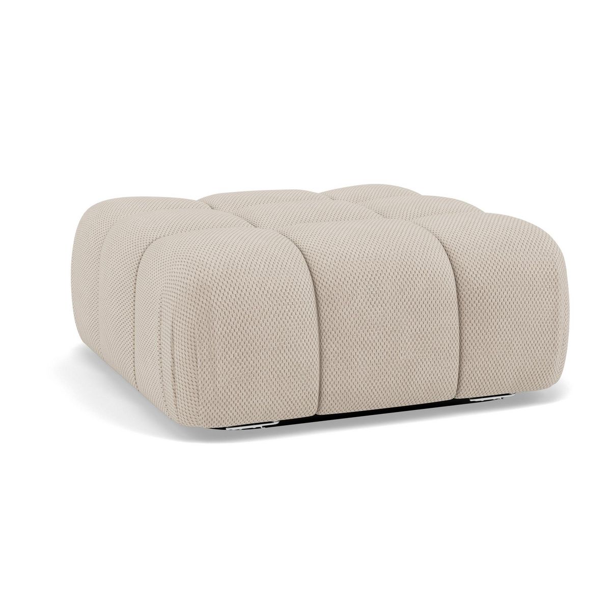 LISA DESIGN Ruby - pouf en velours texturé