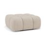 Voir la diapositive 4 : LISA DESIGN Ruby - pouf en velours texturé