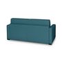 Voir la diapositive 4 : Canapé convertible système couchage express matelas 140x190 17cm 3 places en tissu DYLAN 