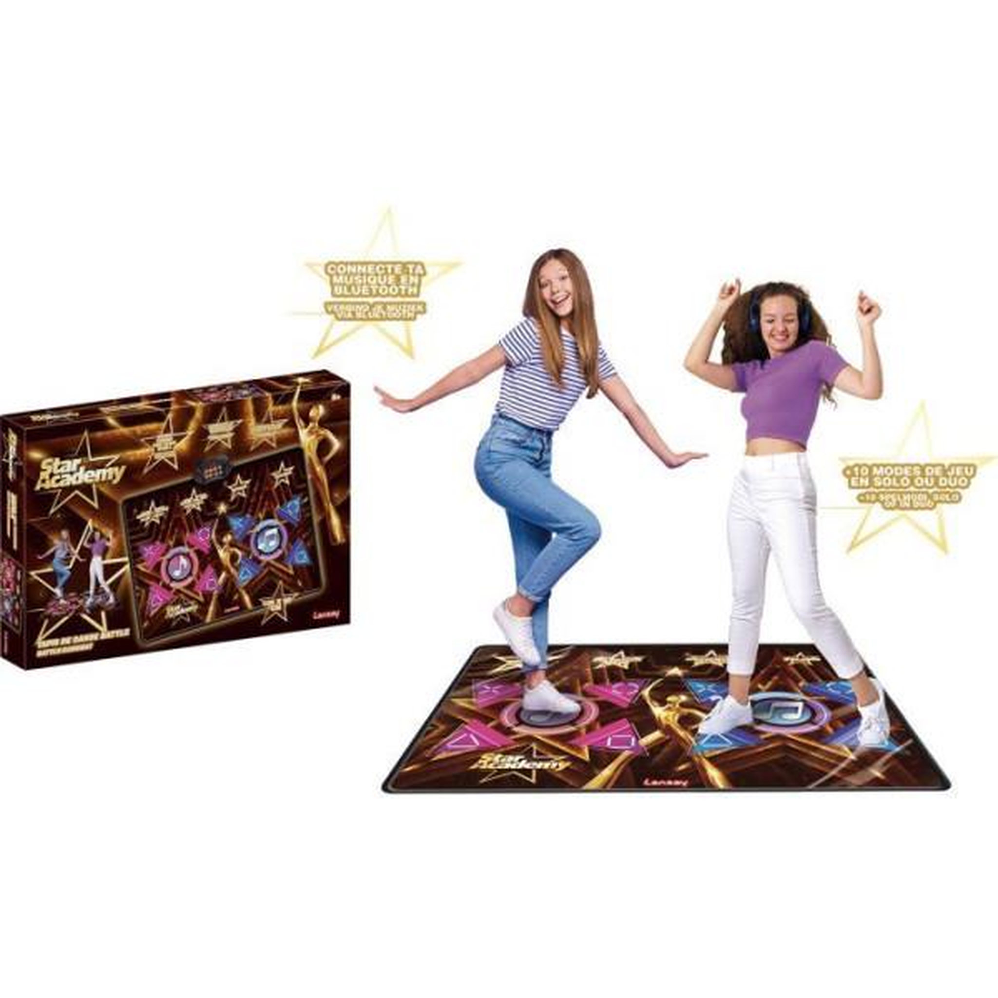 Voir la diapositive 2 : LANSAY Jeu musical - LANSAY - STAR ACADEMY - TAPIS DE DANSE BATTLE - Des 5 ans