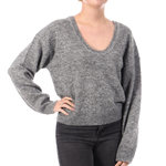 Vero Moda Pull Gris Femme Vero Moda Mellie. Coloris disponibles : Gris