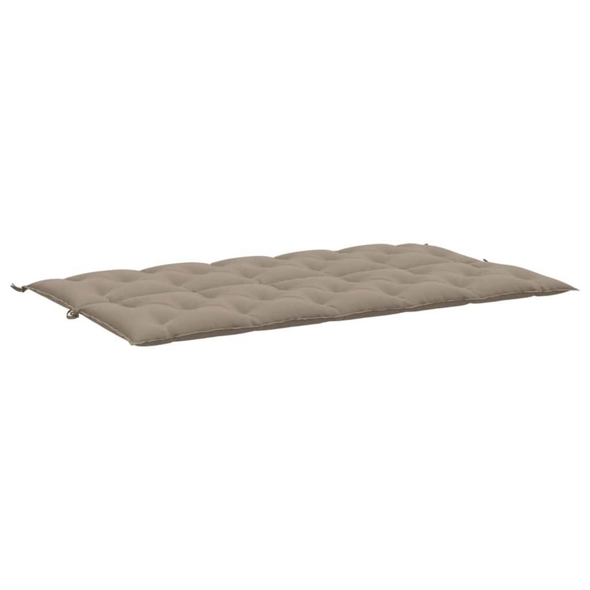 VIDAXL Coussin de banc de jardin taupe 180x(50+50)x7 cm tissu oxford