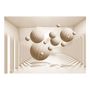 Voir la diapositive 2 : Paris Prix Papier Peint  Beige Balls