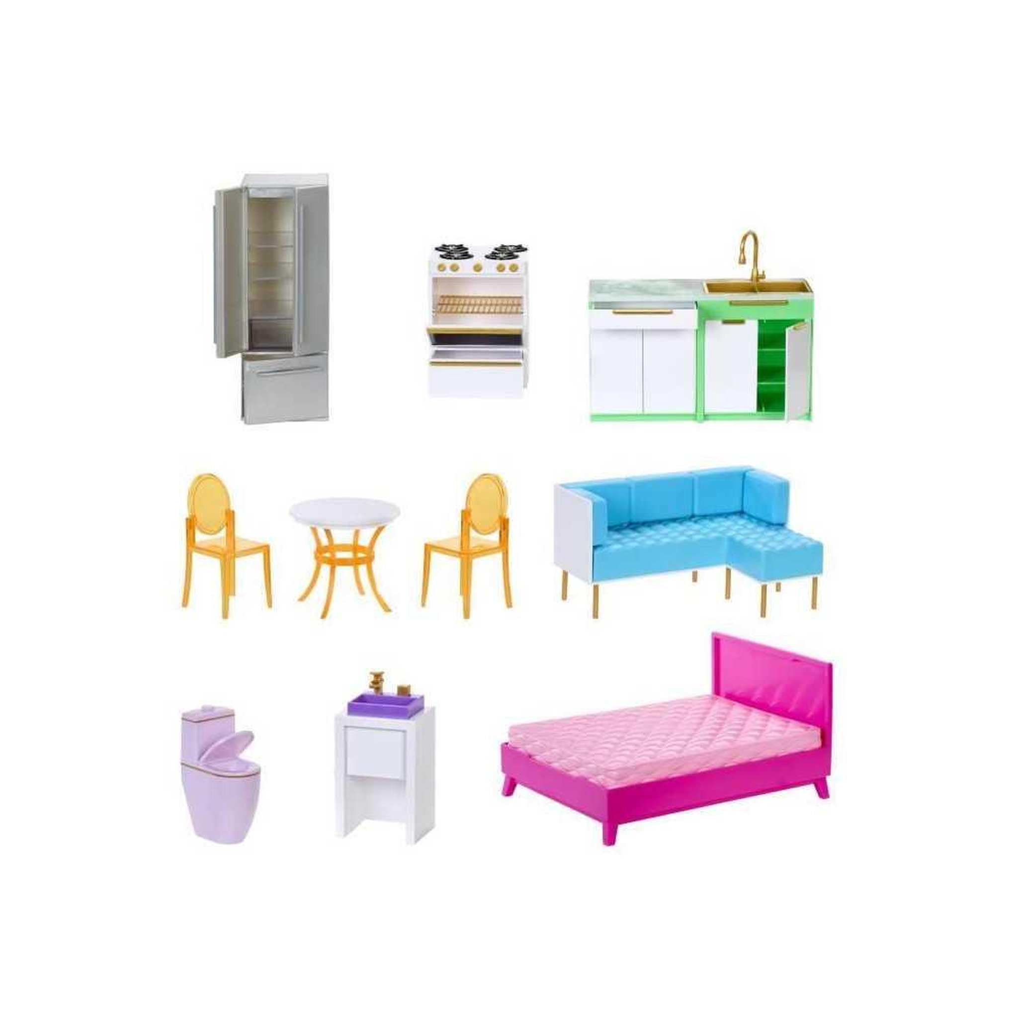 Voir la diapositive 6 : Rainbow Rainbow High Color & Play House