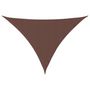 Voir la diapositive 2 : VIDAXL Voile de parasol tissu oxford triangulaire 3,5x3,5x4,9 m marron