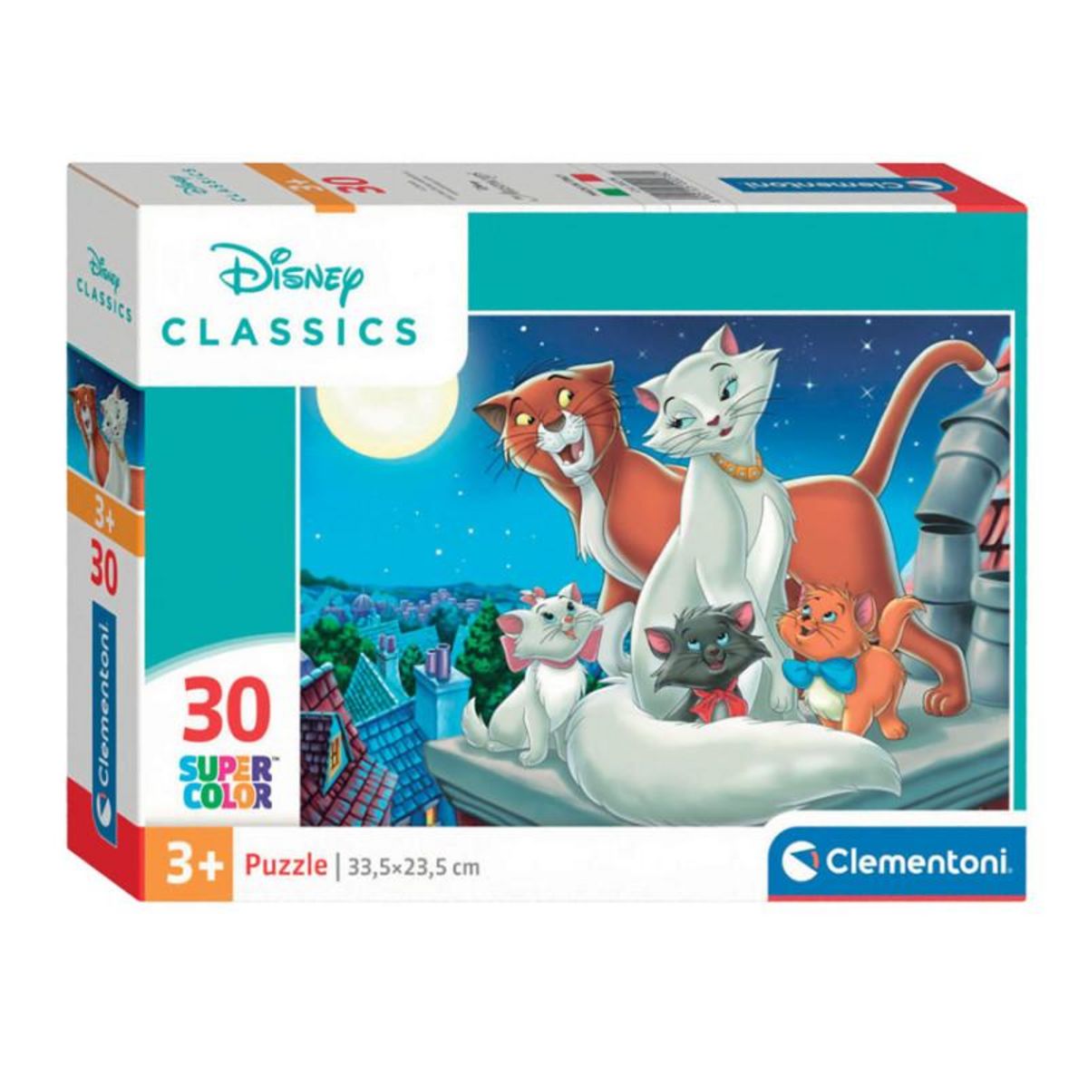 CLEMENTONI Clementoni Jigsaw Puzzle Super Color Disney Animals, 30 pcs. 20278