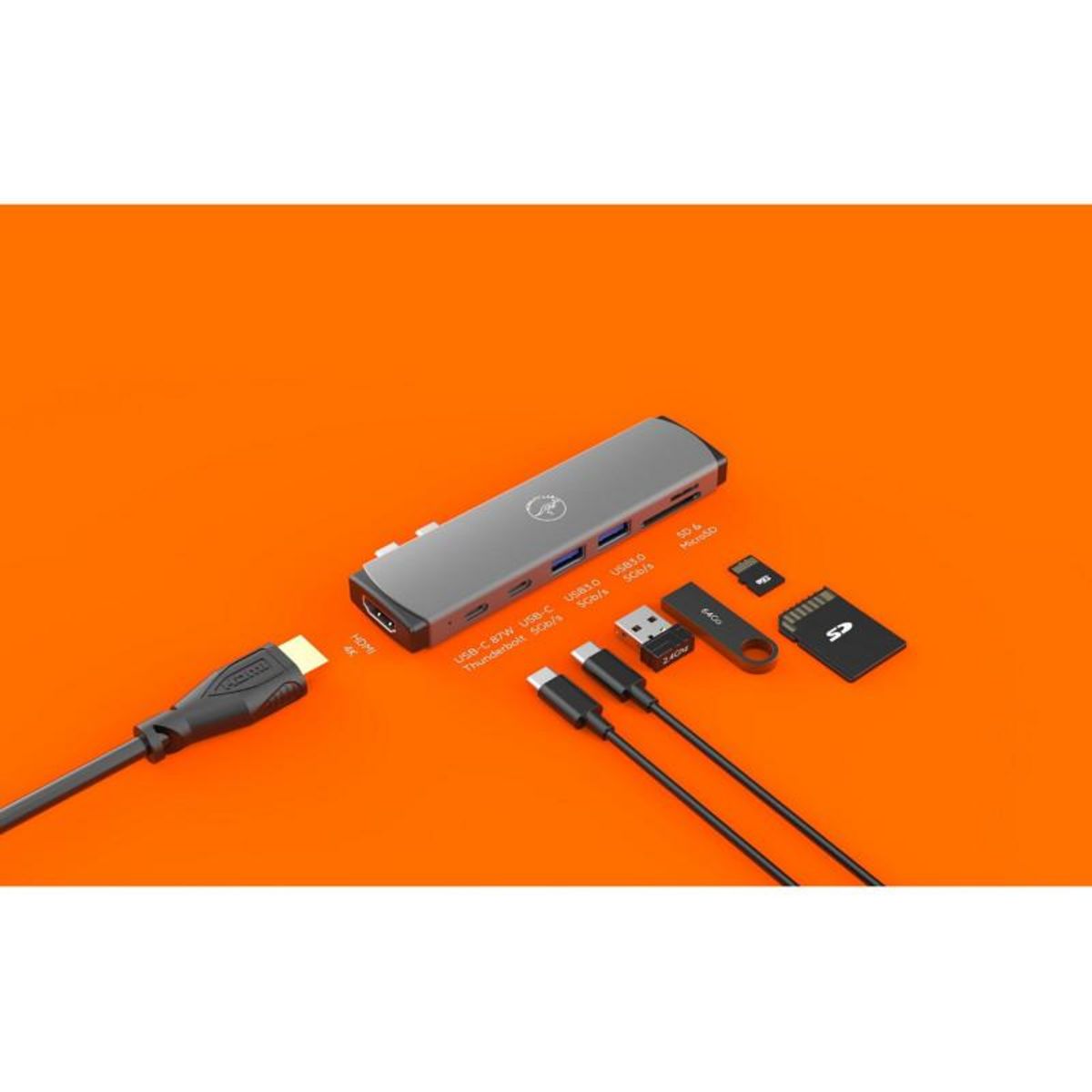 Mobility Lab Adaptateur et convertisseur Mobility Lab HUB USBC 7 EN 2 100W