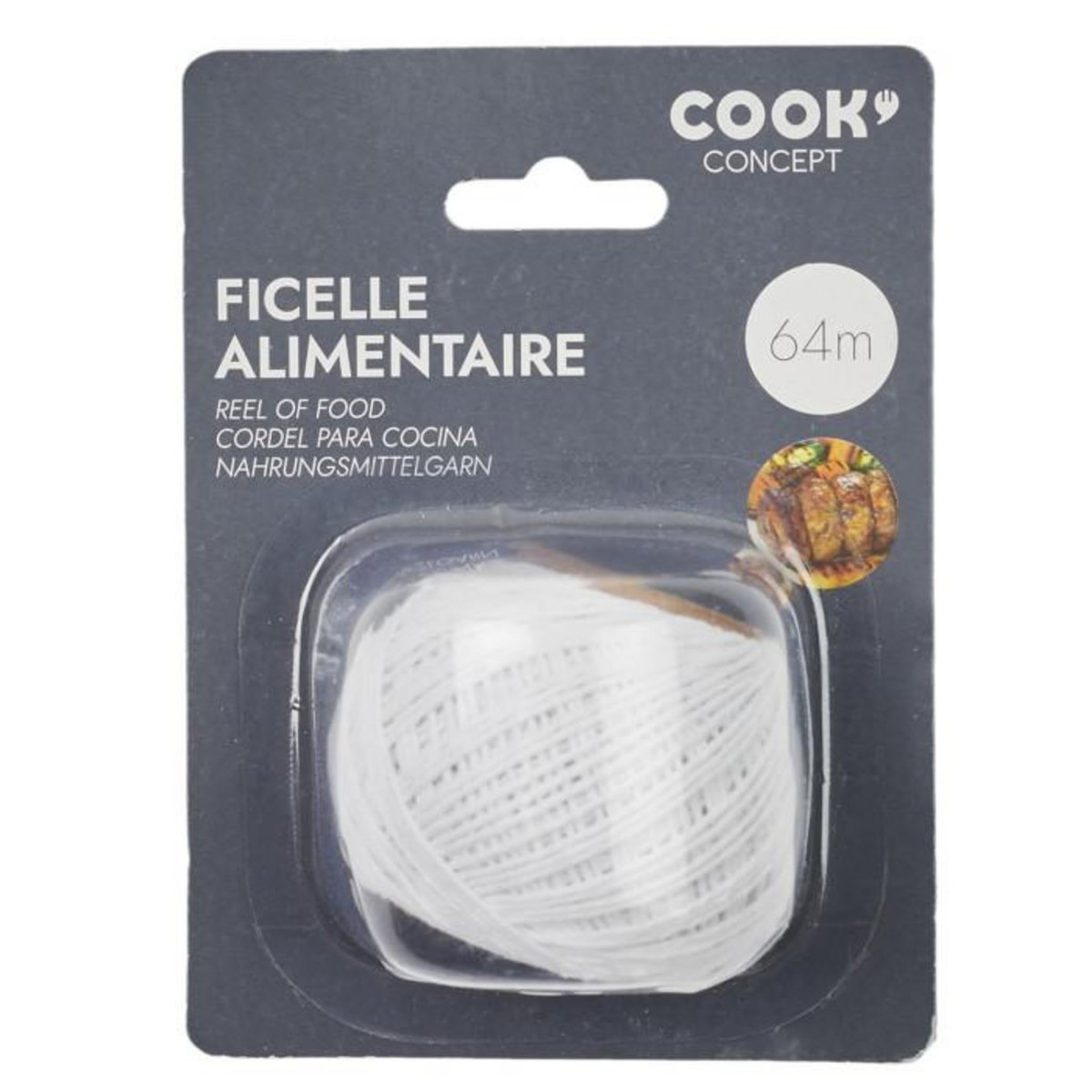 Paris Prix Ficelle Alimentaire  Corde  64m Blanc