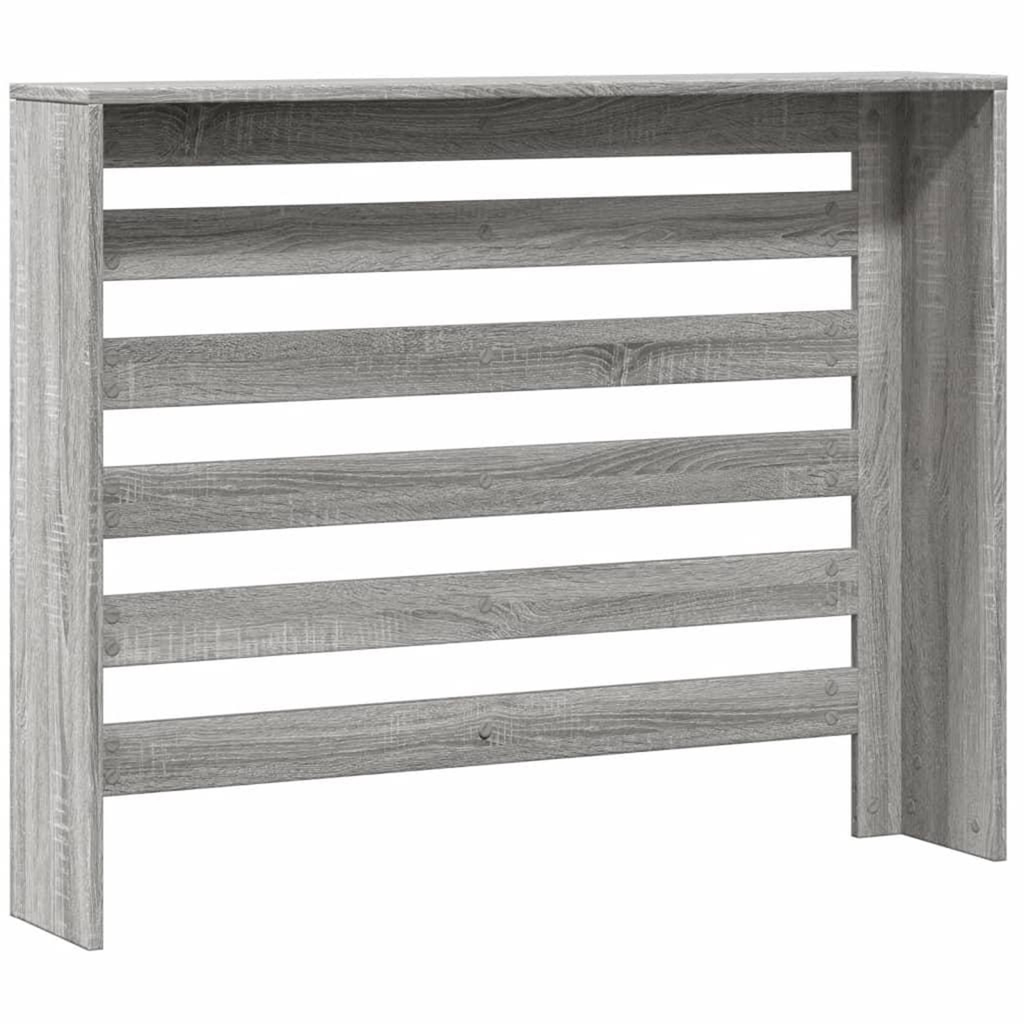 Voir la diapositive 5 : VIDAXL Cache-radiateur sonoma gris 104x20x82 cm bois d'ingenierie
