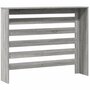 Voir la diapositive 5 : VIDAXL Cache-radiateur sonoma gris 104x20x82 cm bois d'ingenierie