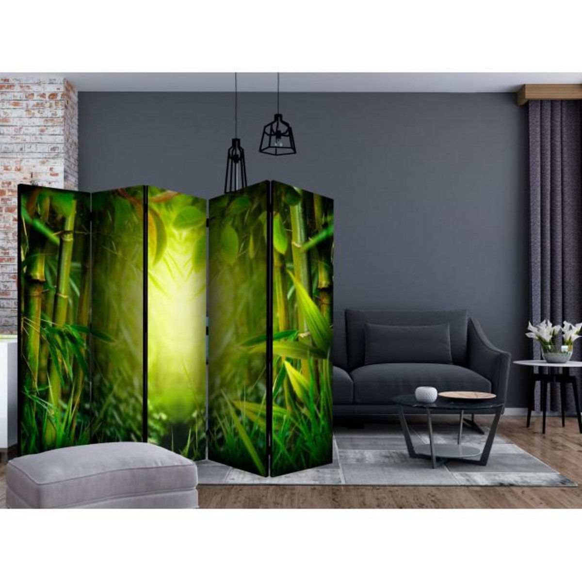 Paris Prix Paravent 5 Volets  Forest Fairy  172x225cm