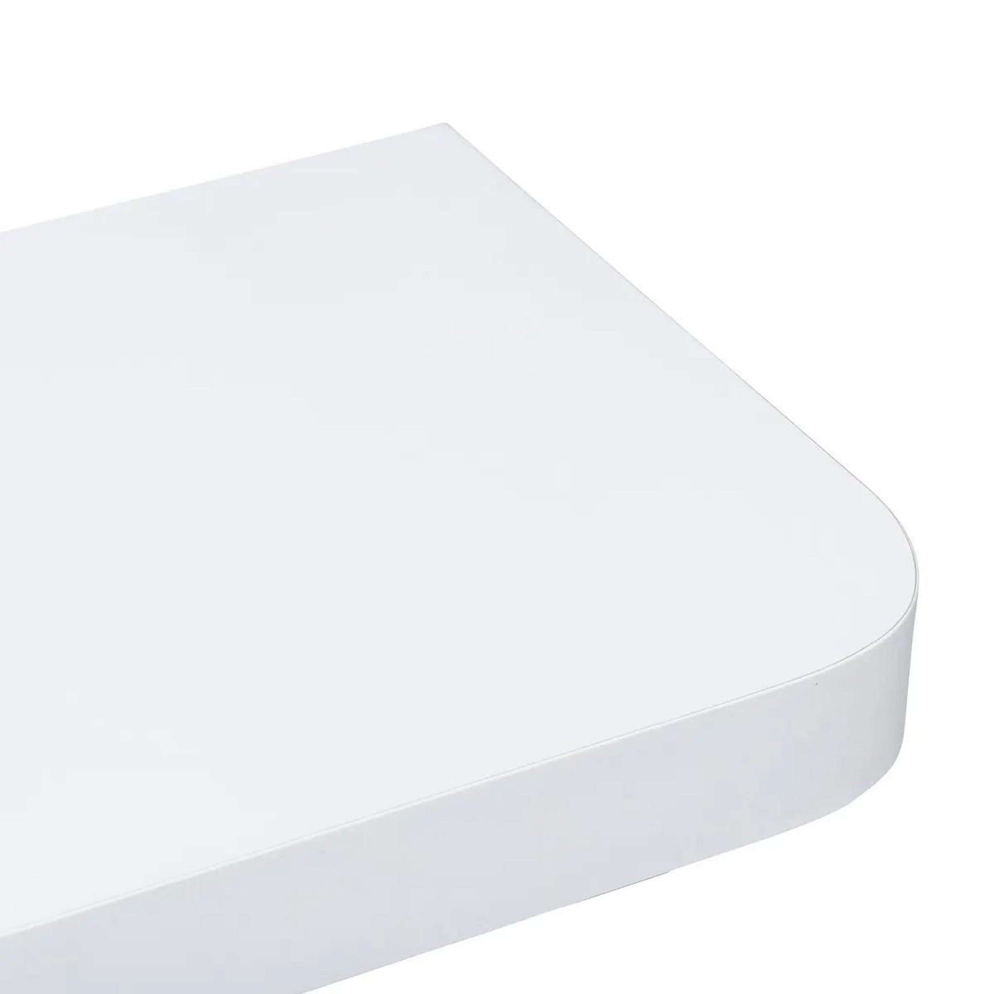 Voir la diapositive 2 : FIVE Étagère Murale Arrondie  Fixy  60cm Blanc