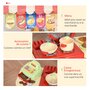 HOMCOM Cuisine pour enfant jeu d'imitation de la marchande 2 en 1 - 50 accessoires inclus effets sonores rouge