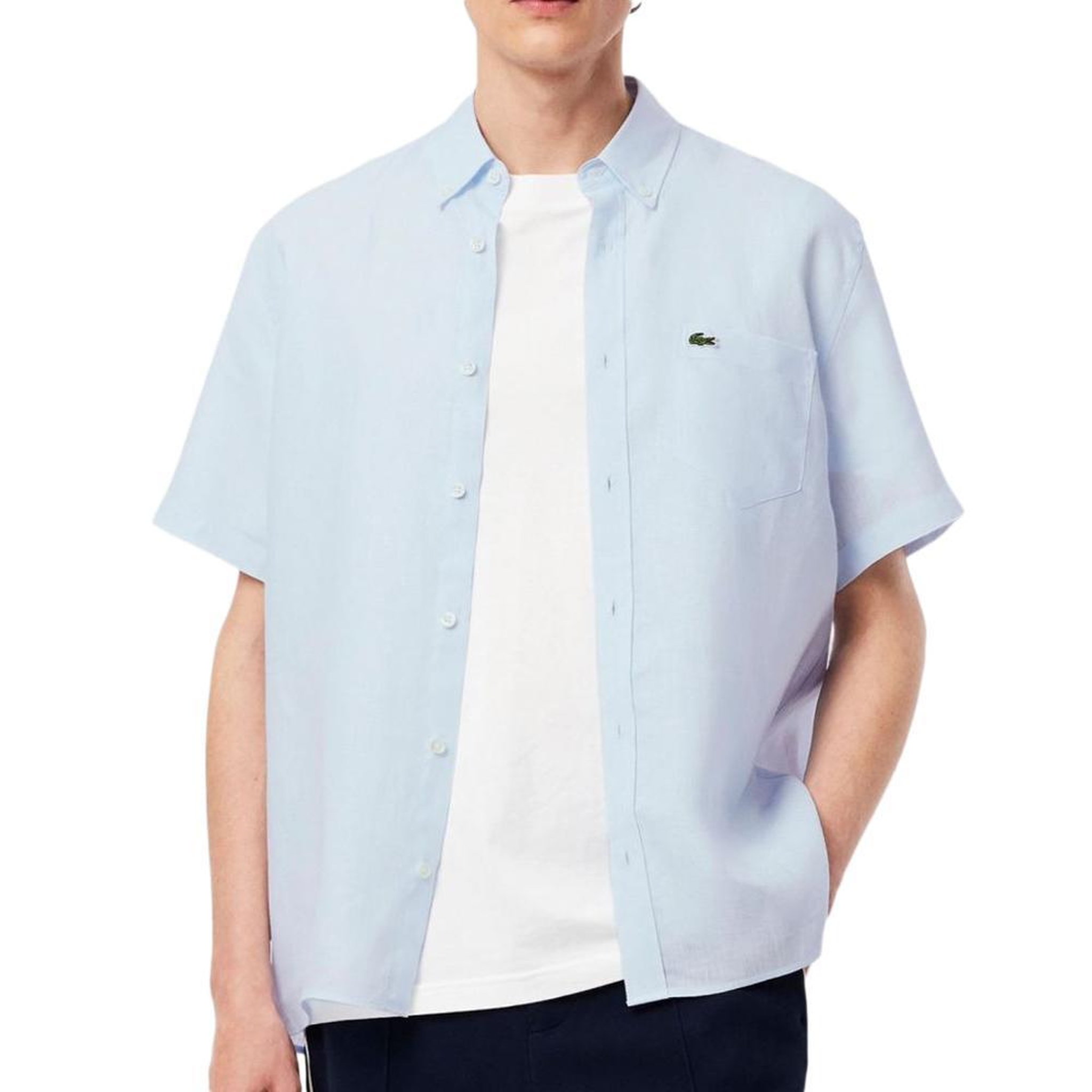 Voir la diapositive 1 : Lacoste Chemise  Homme Lacoste Mens Cotton