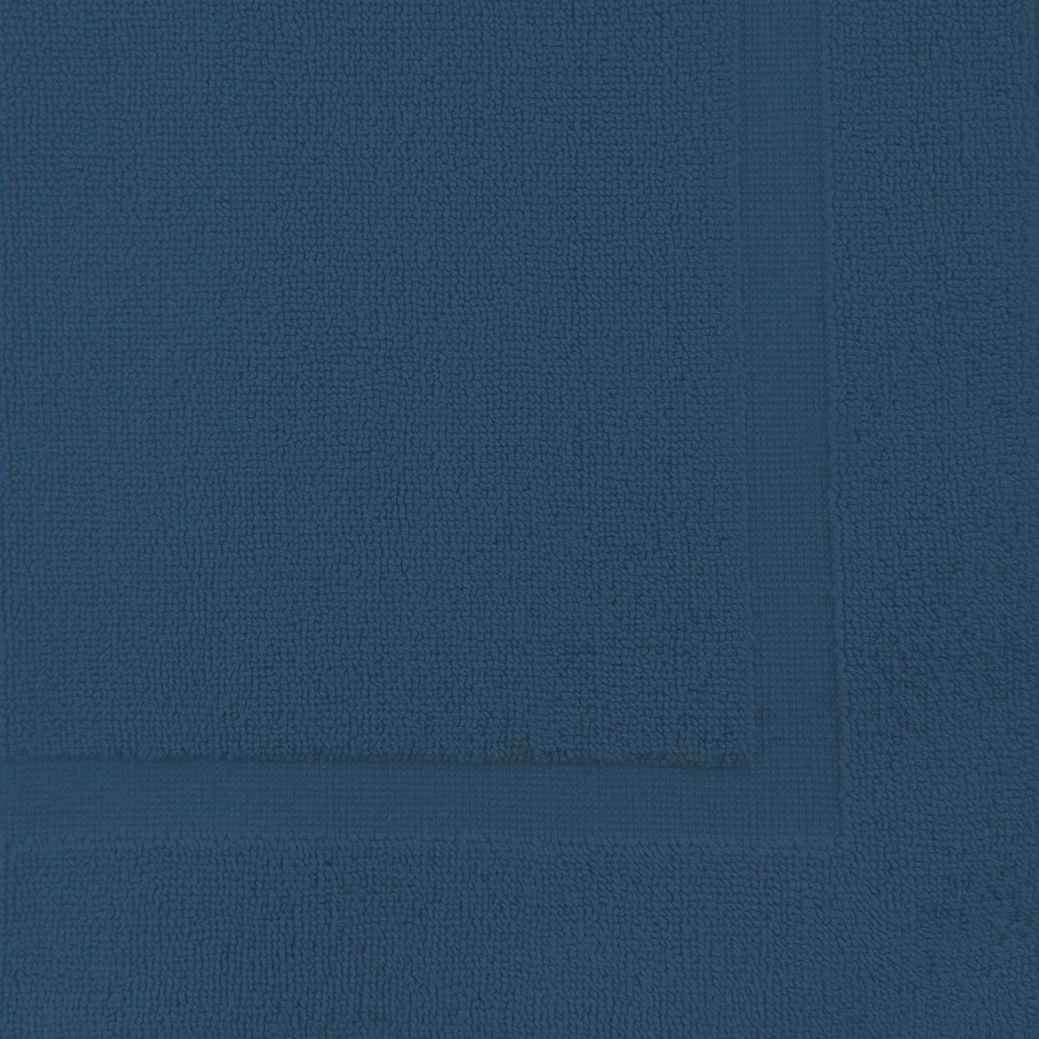 Voir la diapositive 2 : SOLEIL D'OCRE Tapis de bain en coton 800 gr/m2 50x80 cm lagune, par soleil d'ocre