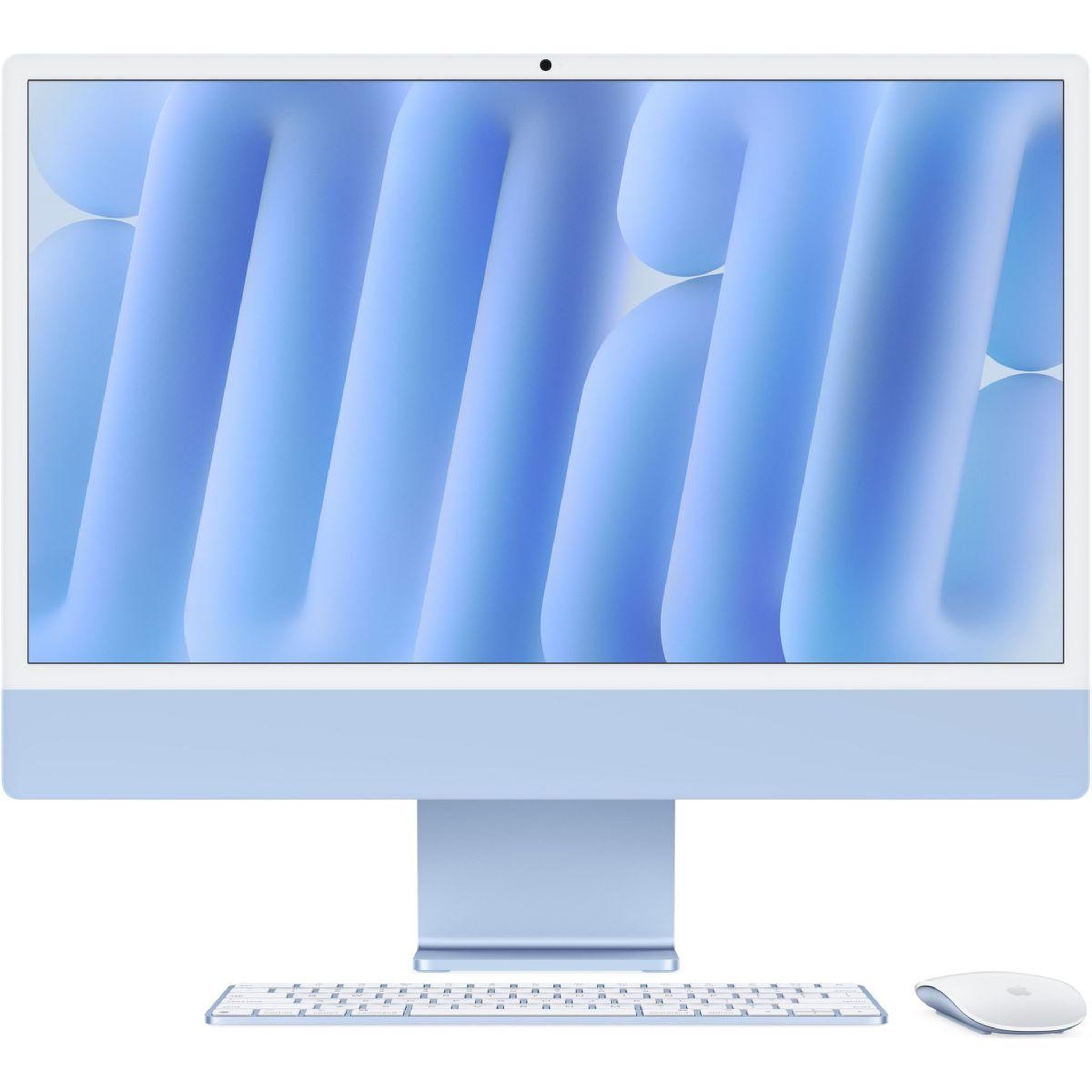 APPLE Ordinateur apple 24  ecran retina 4,5k puce m4 cpu 8 / gpu 8 coeurs mémoire ram 16go stockage 256go ssd bleu