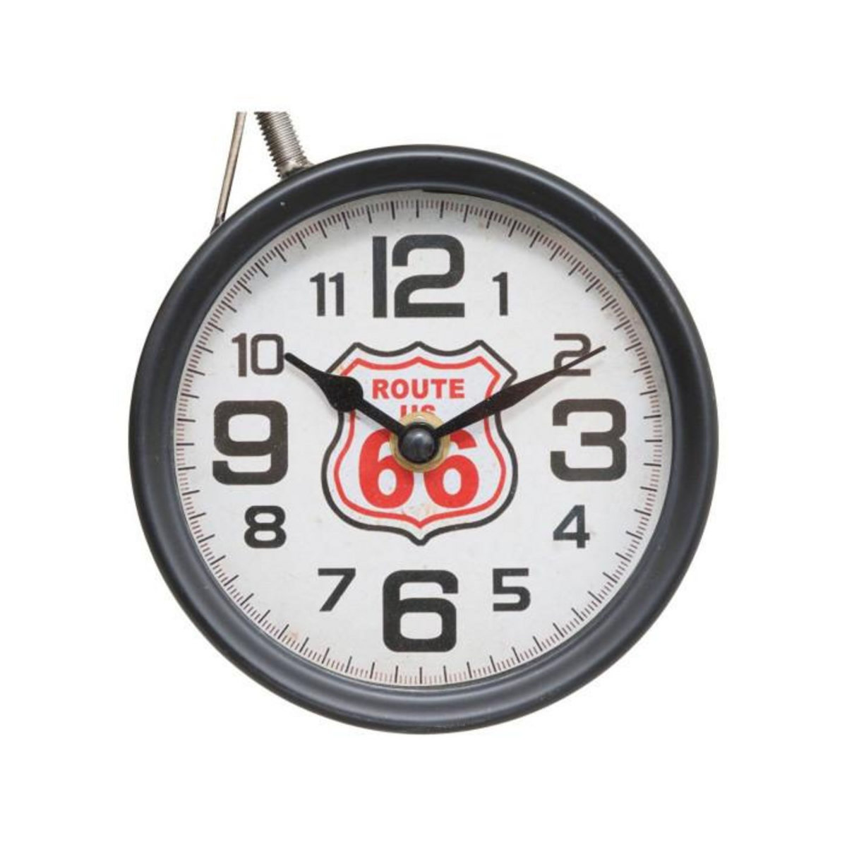 ATMOSPHERA Objet Déco Moto Avec Horloge  Neils  43cm Vert