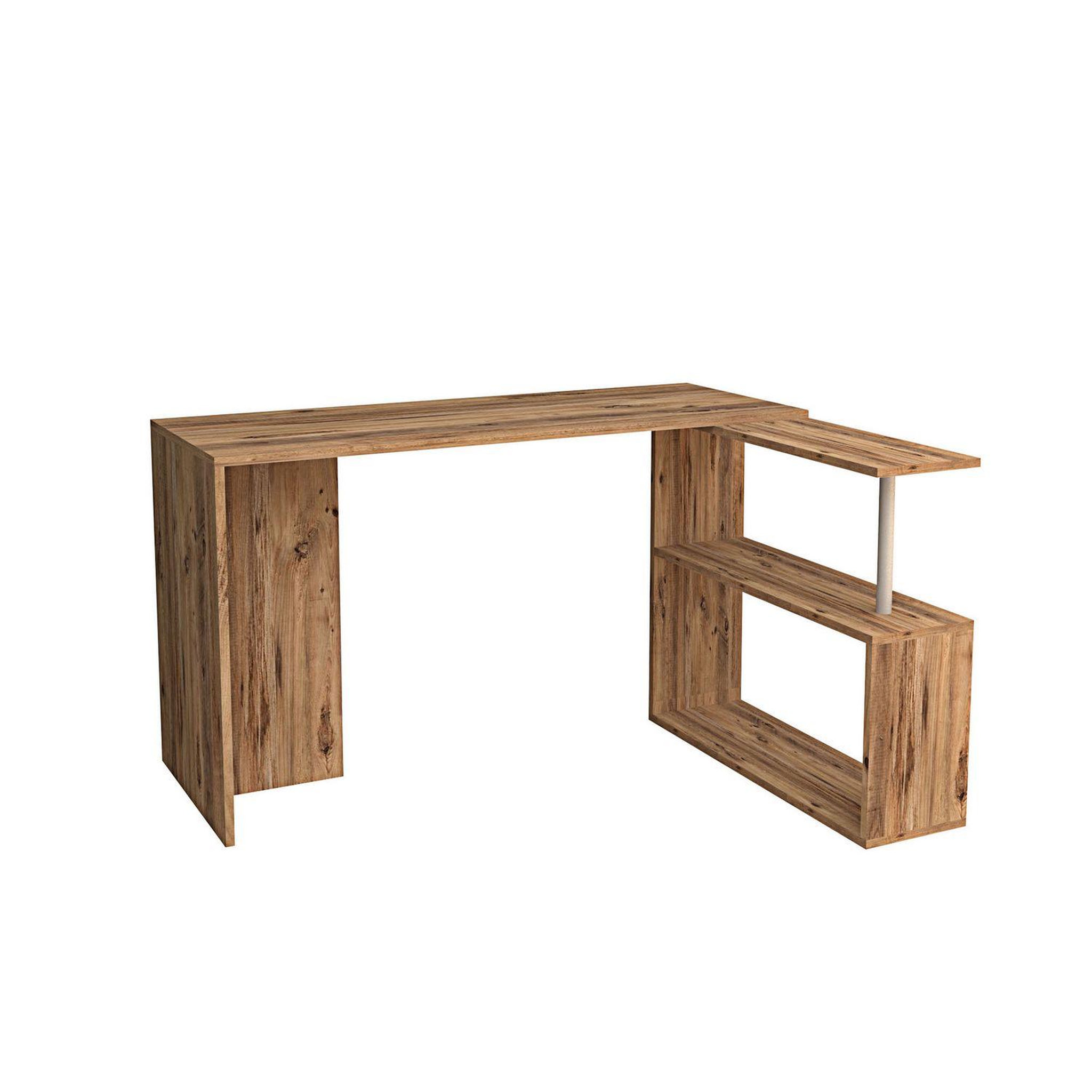 TOILINUX Bureau Cayko. Coloris disponibles : Beige, Blanc, Marron